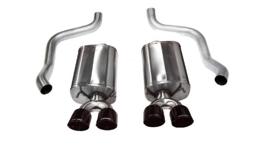 Picture of Corsa 2009 - 2013 Chevrolet Corvette C6 6.2L V8 Black Sport Axle - Back Exhaust