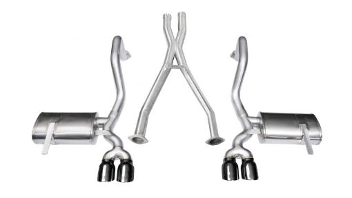 Picture of Corsa 1997 - 2004 Chevrolet Corvette C5 Z06 5.7L V8 Black Xtreme Cat - Back XO Exhaust