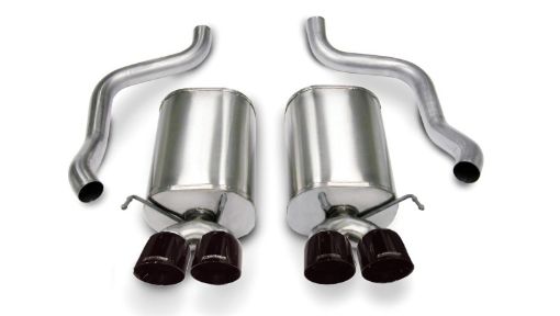 Picture of Corsa 2005 - 2007 Chevrolet Corvette C6 6.0L V8 Black Sport Axle - Back Exhaust