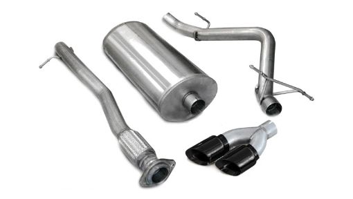 Picture of Corsa 2007 - 2008 Chevrolet Silverado Crew CabShort Bed 1500 5.3L V8 Black Sport Cat - Back Exhaust