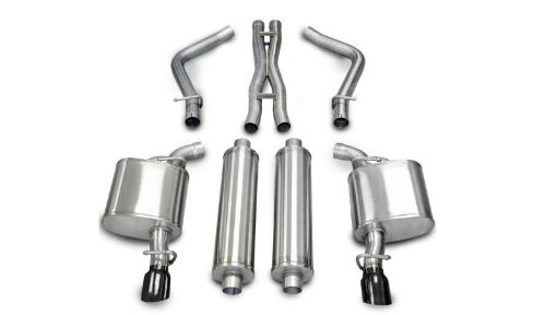 Picture of Corsa 2005 - 2010 Dodge Charger RT 5.7L V8 Black Xtreme Cat - Back Exhaust