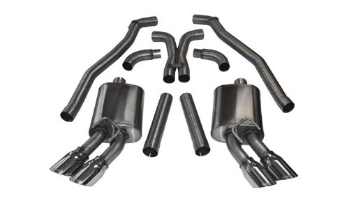 Picture of Corsa 2012 - 2015 Chevrolet Camaro Coupe ZL1 6.2L V8 Polished Sport Cat - Back XO Exhaust