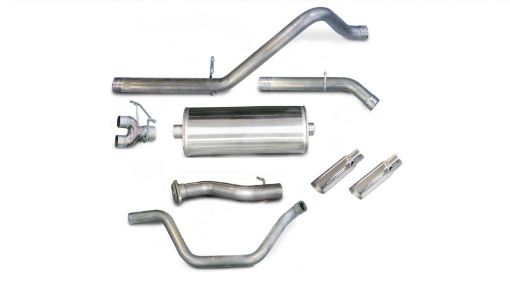 Picture of Corsa 2007 - 2008 Chevrolet Silverado Crew CabShort Bed 1500 5.3L V8 Polished Sport Cat - Back Exhaust