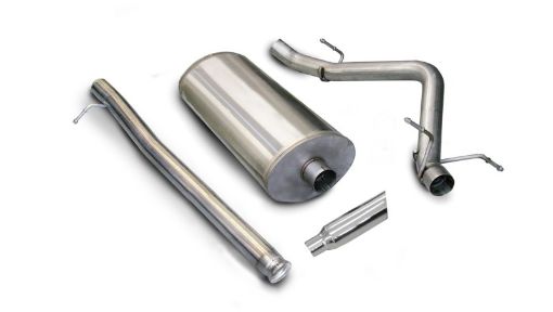 Picture of Corsa 2007 - 2008 Chevrolet Silverado Reg. CabShort Bed 1500 4.8L V8 Polished Sport Cat - Back Exhaust