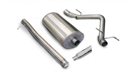 Picture of Corsa 2007 - 2008 Chevrolet Silverado Crew CabShort Bed 1500 5.3L V8 Polished Sport Cat - Back Exhaust