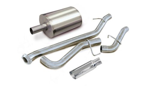 Picture of Corsa 1999 - 2007 Chevrolet Silverado Reg. CabShort Bed 1500 4.8L V8 Polished Sport Cat - Back Exhaust