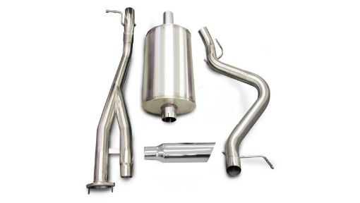 Picture of Corsa 2003 - 2007 - 06 Chevrolet Silverado Short Bed SS 6.0L V8 Polished Sport Cat - Back Exhaust
