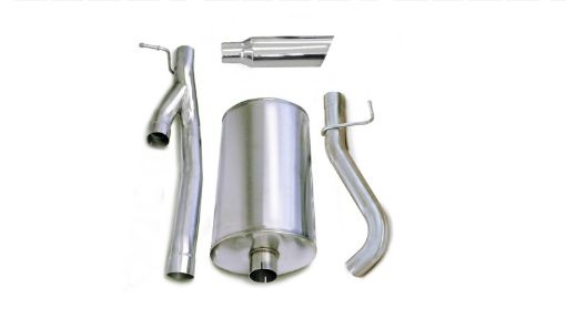 Picture of Corsa 2003 - 2006 Chevrolet Silverado Crew CabShort Bed 2500 6.0L V8 Polished Sport Cat - Back Exhaust