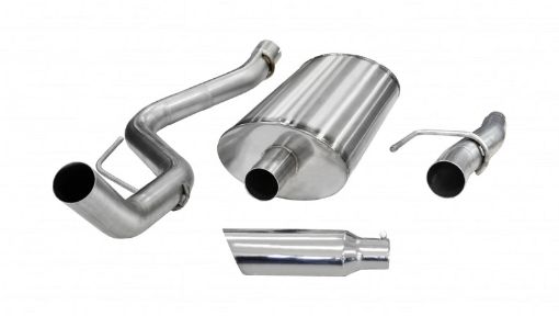 Picture of Corsa 2011 - 2014 Ford F - 150 5.0L V8 Polished Sport Cat - Back Exhaust
