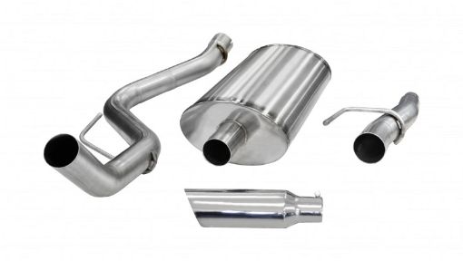 Picture of Corsa 2011 - 2014 Ford F - 150 6.2L V8 Polished Sport Cat - Back Exhaust