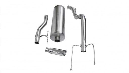 Picture of Corsa 2004 - 2005 - 05 Dodge Ram Quad CabShort Bed 1500 4.7L V8 Polished Sport Cat - Back Exhaust