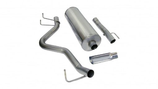Picture of Corsa 2006 - 2007 - 07 Dodge Ram Quad CabShort Bed 1500 4.7L V8 Polished Sport Cat - Back Exhaust