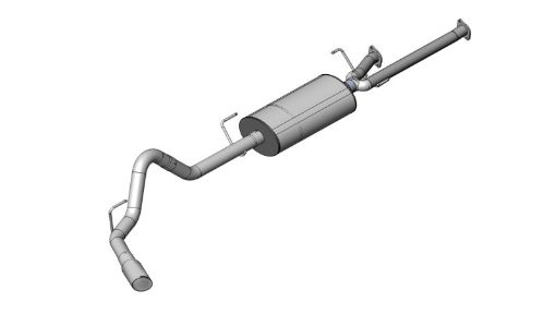 Picture of Corsa 2011 - 2021 - 14 Toyota Tundra Double CabCrew Max 5.7L V8 Polished Sport Cat - Back Exhaust