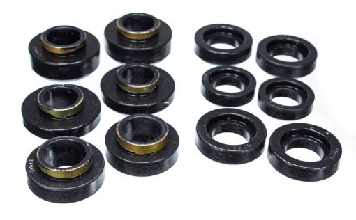Picture of Energy Suspension GM Black Body to Frame Mount and Radiator Support Bushing Set