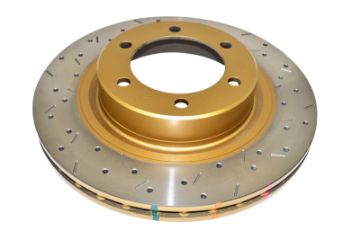 Picture of DBA Toyota Cruiser Front Drilled Slotted 4000 Series Rotor