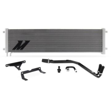 Picture of Mishimoto 17 - 19 Ford 6.7L Powerstroke Transmission Cooler Kit Silver