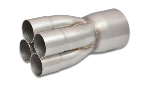Picture of Vibrant 4 - 1 SS Merge Collectors (2in Inlet Slipover ID 3 - 12in Merge Outlet OD) - Sold Individually