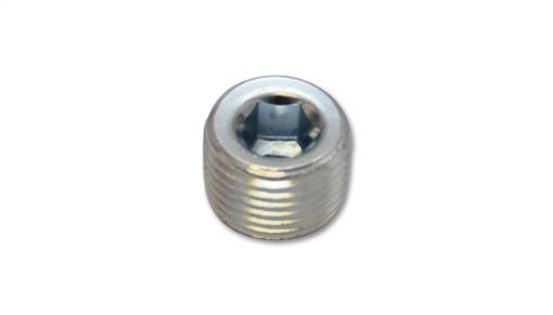 Picture of Vibrant 18in NPT Male Plug for EGT weld bung - Zinc Plated Mild Steel