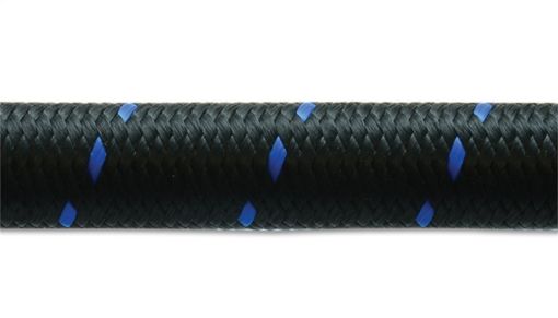 Picture of Vibrant - 4 AN Two - Tone BlackBlue Nylon Braided Flex Hose (20 foot roll)