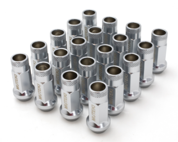 Picture of Wheel Mate 12x1.50 48mm Muteki SR48 Satin Silver Open End Lug Nuts