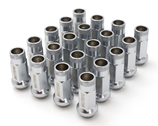 Picture of Wheel Mate 12x1.50 48mm Muteki SR48 Satin Silver Open End Lug Nuts