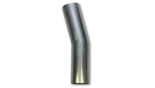 Picture of Vibrant 2.25in O.D. T304 SS 15 deg Mandrel Bend 5in x 5in leg lengths (3.375in Centerline Radius)