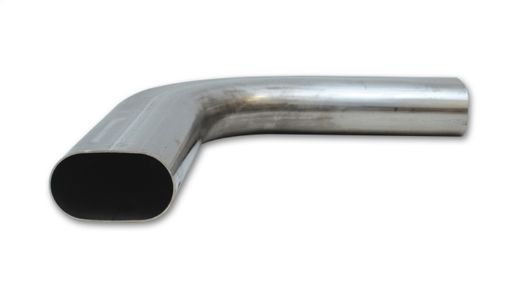 Picture of Vibrant 3in Oval (Nominal Size) T304 SS 90 deg Mandrel Bend 6in x 6in leg lengths
