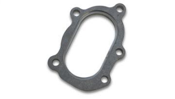 Picture of Vibrant GT25R GT28R Discharge Flange with Oval Outlet (5 Bolt) Mild Steel 12in Thick