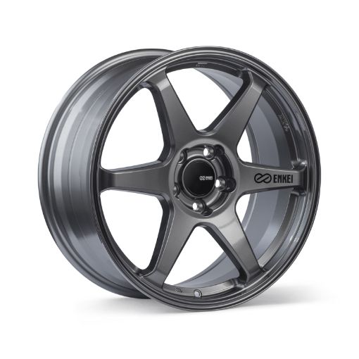 Picture of Enkei T6R 18x9.5 38mm Offset 5x114.3 Bolt Pattern 72.6 Bore Matte Gunmetal Wheel