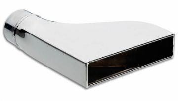 Picture of Vibrant 7.75in x 1.875in Rectangular SS Exhaust Tip (Camaro Style) - with 2.5in Inlet