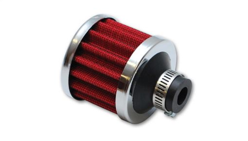 Picture of Vibrant Crankcase Breather Filter wChrome Cap 2 18in 55mm Cone ODx2 58in 68mm Tallx12in 12mm ID