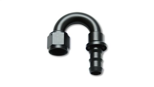 Picture of Vibrant - 12AN Push - On 180 Deg Hose End Fitting - Aluminum