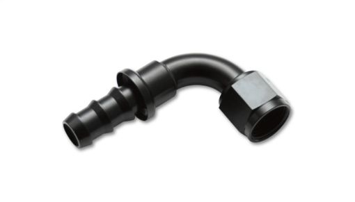 Picture of Vibrant - 10AN Push - On 90 Deg Hose End Fitting - Aluminum