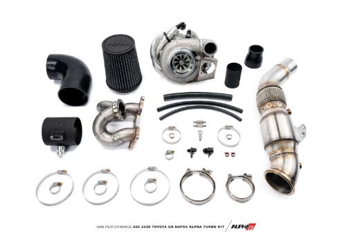 Picture of AMS Performance A90 2020 Toyota GR Supra Alpha 6 GTX3076 GEN II Turbo Kit 49 State Legal EPA Catted