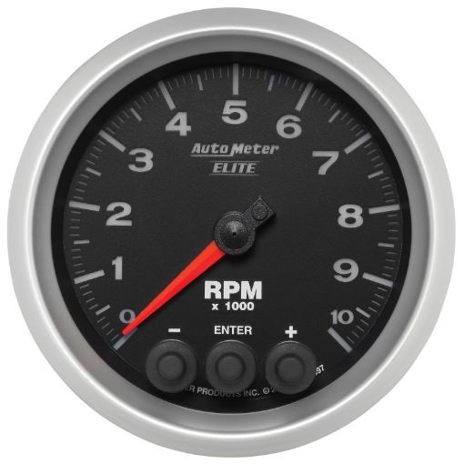 Picture of Autometer Street Progressive Shift Light 85.7mm Tachometer 0 - 10,000 RPM