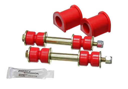 Picture of Energy Suspension 87 - 95 Pathfinder Red 24mm Front Sway Bar Frame Bushings