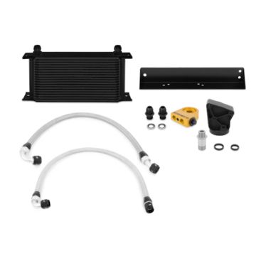 Picture of Mishimoto 10 - 11 Hyundai Gensis Coupe 3.8L Thermostatic Black Oil Cooler Kit