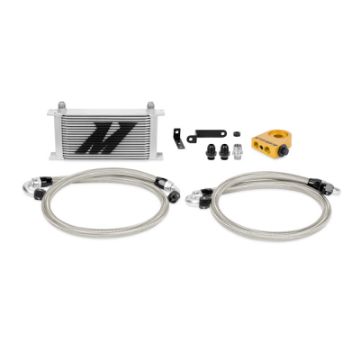 Picture of Mishimoto 08 - 14 WRXSTi Thermostatic Oil Cooler Kit - Silver