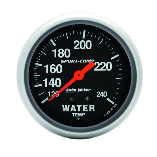 Picture of Autometer Sport - Comp 2 58in 120 - 240 F Mechanical Water Temp Gauge