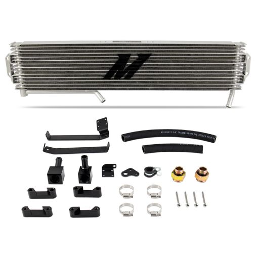 Picture of Mishimoto 17 - 19 GM 6.6L Duramax (L5P) Transmission Cooler - Silver