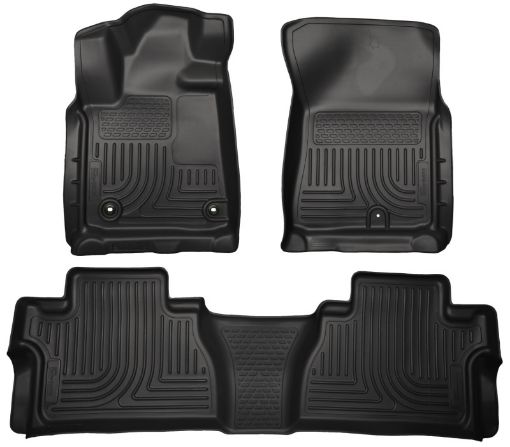 Picture of Husky Liners 14 Toyota Tundra Weatherbeater Black Front 2nd Seat Floor Liners