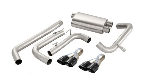 Picture of Corsa 1998 - 2002 Chevrolet Camaro Convertible Z28 5.7L V8 LS1 Black Tip Sport Cat - Back Exhaust