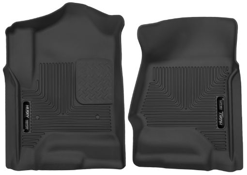 Picture of Husky Liners 14 Chevrolet Silverado 1500 GMC Sierra 1500 X - Act Contour Black Front Floor Liners