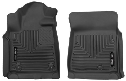 Picture of Husky Liners 07 - 11 Toyota Tundra Pickup(Crew Ext Std Cab) X - Act Contour Black Front Floor Liners