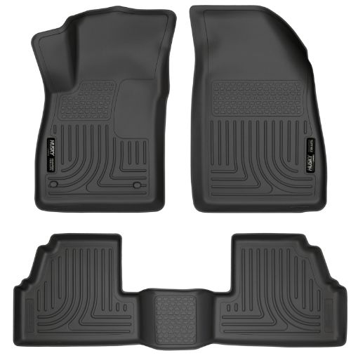 Picture of Husky Liners 13 - 14 Buick Encore WeatherBeater Black Front2nd Row Floor Liners