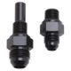 Picture of Russell Performance - 8 AN to 4L80 Transmission Ports Adapter Fittings (Qty 2) - Black Zinc