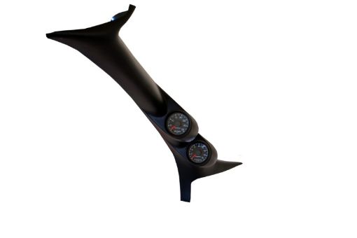 Picture of Autometer 99 - 07 Ford PowerstrokeSD Black Dual A - Pillar Gauge Kit