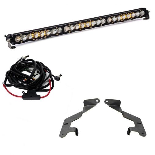 Picture of Baja Designs 2014 30in Grille LED Light Bar Kit For Toyota Tundra S8 Driving Combo