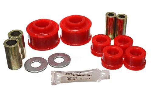 Picture of Energy Suspension Subaru CrosstrekForesterImprezaLegacyWRX Red Front Control Arm Bushing Set