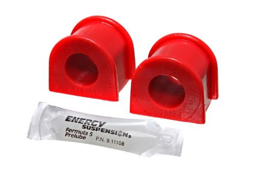 Picture of Energy Suspension Subaru ForesterLegacyOutbackWRX Red 21mm Front Sway Bar Bushing Set